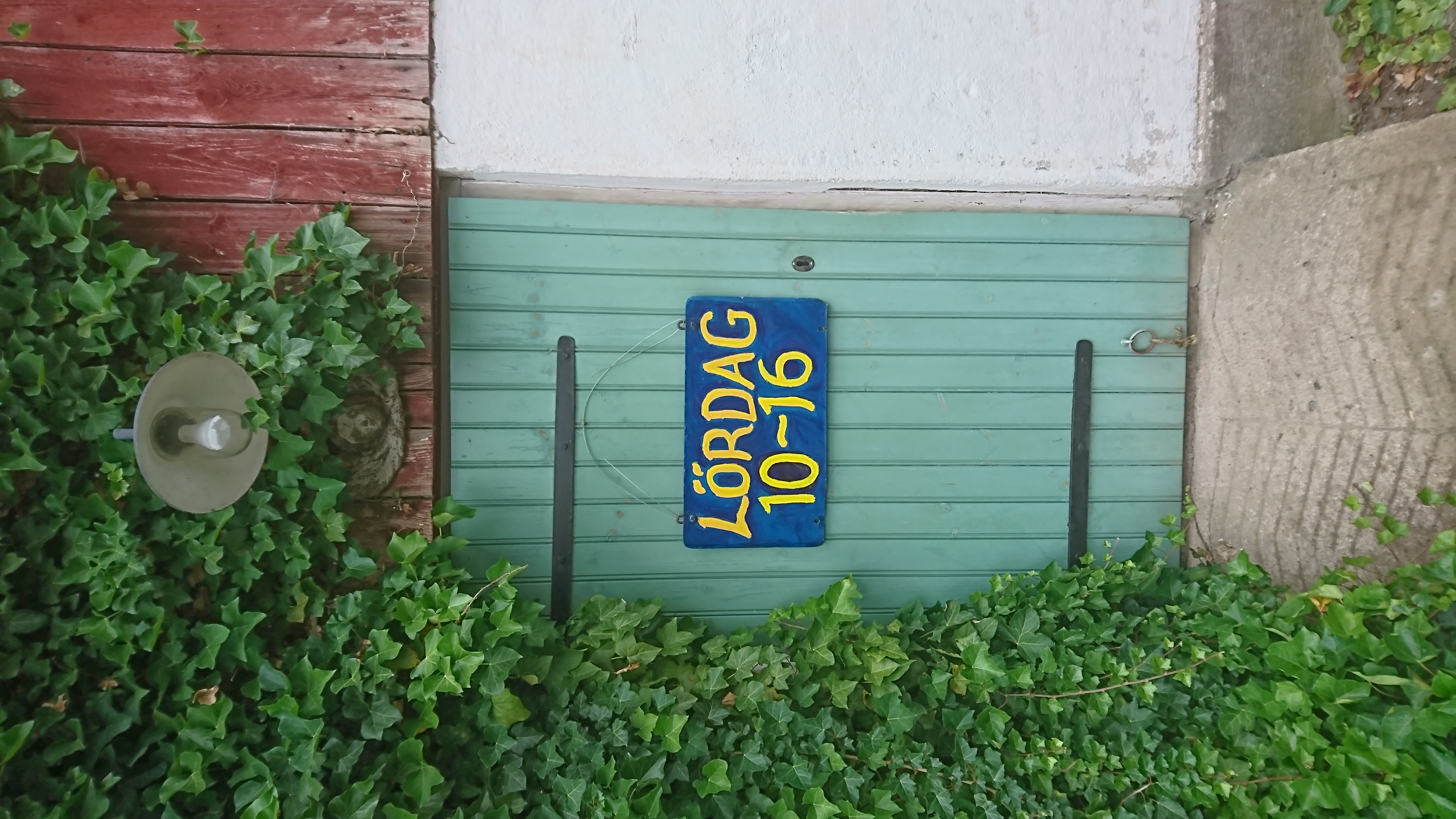 lördagsskylt